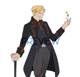 Commission sample - punk